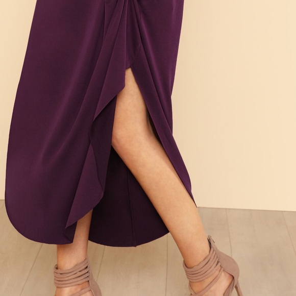 💕🆕hey hole back soft  purple maxi dress 🌟🌟🆕💕 - Picture 6 of 7